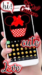 Love Cartoon Doodle Keyboard Theme
