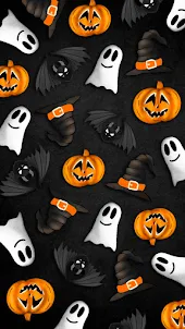 Preppy Halloween Wallpaper