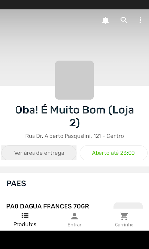 Android application Oba! É Muito Bom screenshort