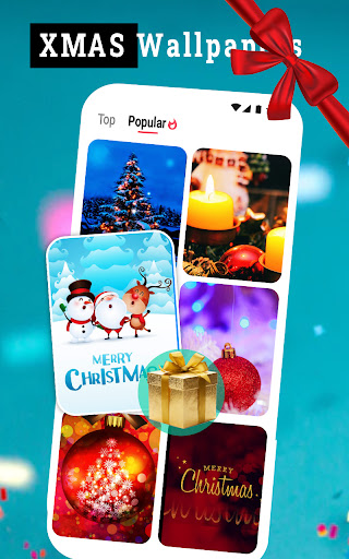 Android application Christmas cards & wallpapers screenshort