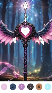Fantasy Color By Number Game 5