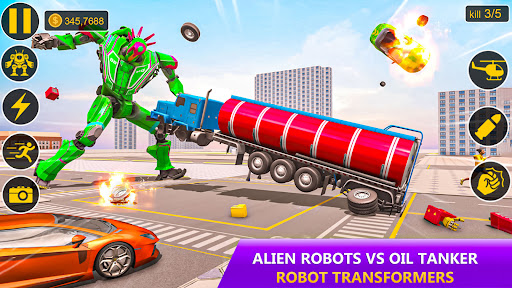 Lion Robot Transform Games 3d Screen 2