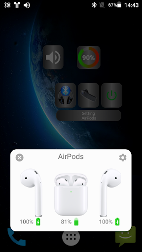 Bluetooth Audio Widget Battery FREE  APK screenshots 2