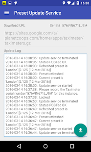 Preset Update Service Screenshot