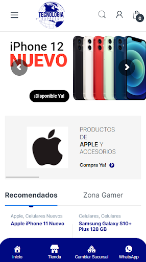 Android application Tecnología Express screenshort