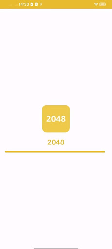 Android application 2048 screenshort