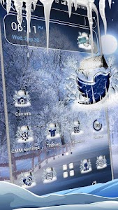 Winter Snowfall Launcher Theme Unknown