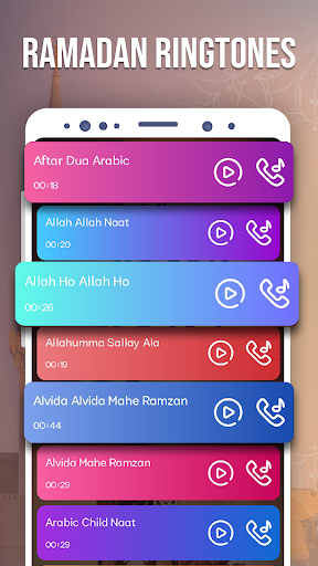 Android application Ramadan Ringtones: Islamic Mp3 screenshort