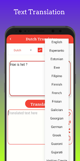 Dutch Translator Screen 3