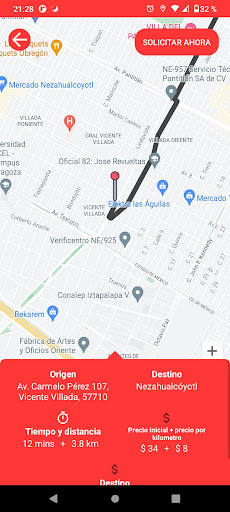 taxis unidos clientes Screen 2