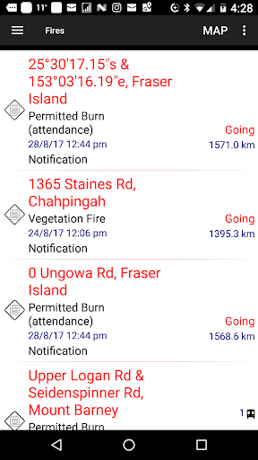 QLDFires Screen 2