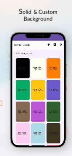 Digital Clock : Full Screen Screen 3