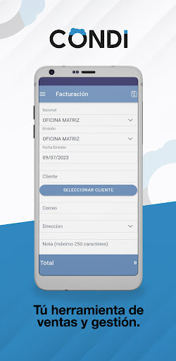 Android application Condi screenshort