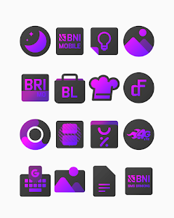Purplediant - Captura de pantalla del paquete de iconos