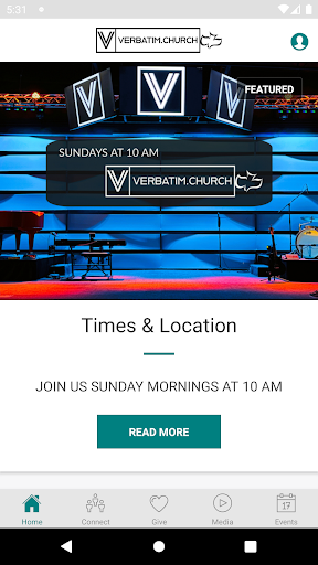 Android application Verbatim Church screenshort