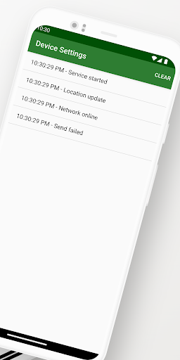 Traccar Client Screen 2