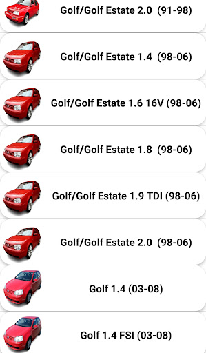 Golf Repair Sensor Diagnostic Screen 2