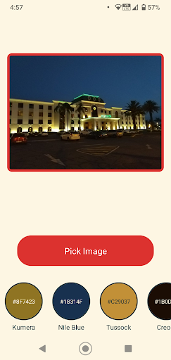 Android application Color Palette - Pick color fro screenshort