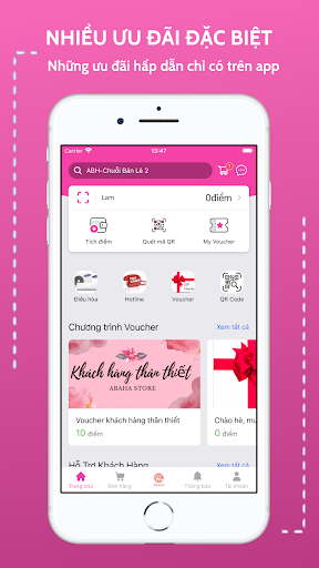 Android application ABH - Chuỗi Bán Lẻ screenshort