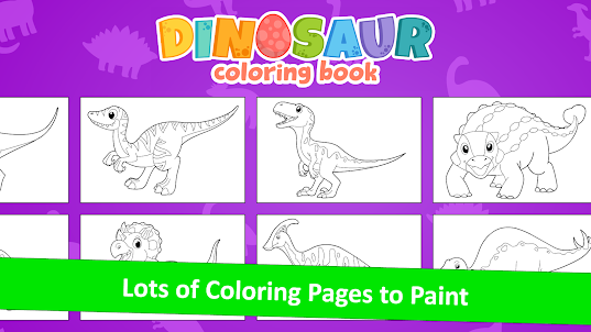 Kids Dinosaur Coloring Pages