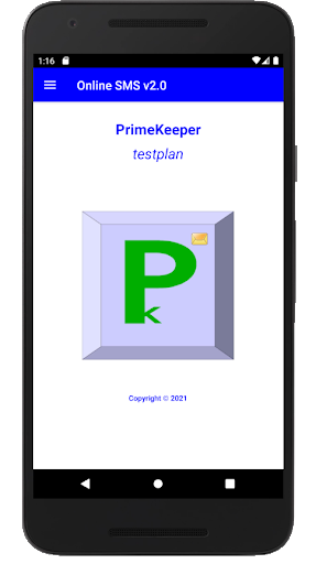 Online SMS Screen 2