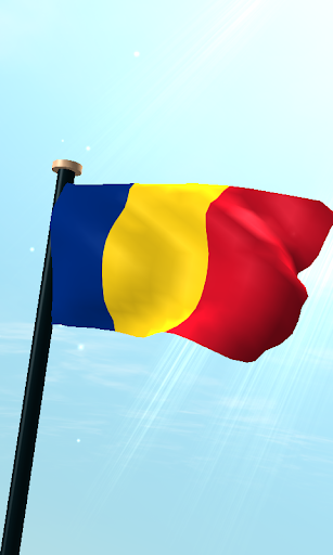 Android application Romania Flag 3D Free Wallpaper screenshort
