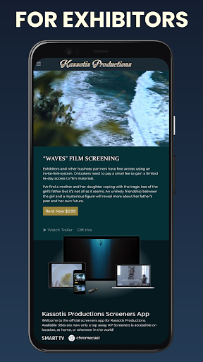 Android application KP Screeners screenshort