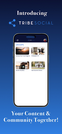 Android application Tribe Social screenshort