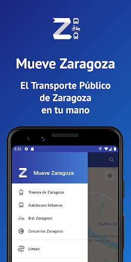 Android application Mueve Zaragoza screenshort
