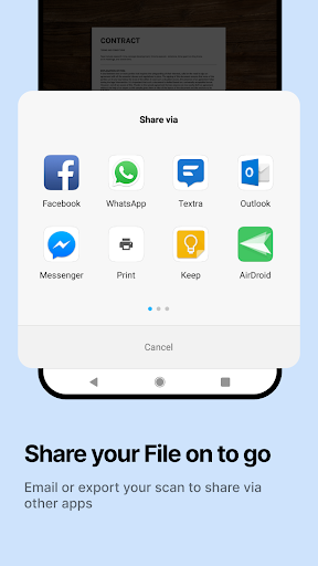 Screenshot of QuickScan: Document Scanner