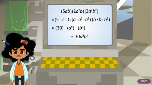 Positive Integral Exponents Screen 2
