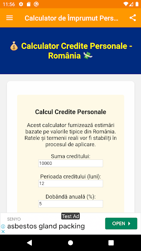 Android application Imprumut Fara Refuz screenshort
