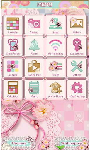Japanese Lace Wallpaper Theme Screen 2