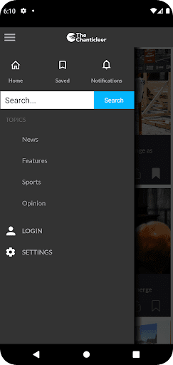 Android application The Chanticleer screenshort