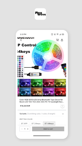 Android application FloxWave screenshort