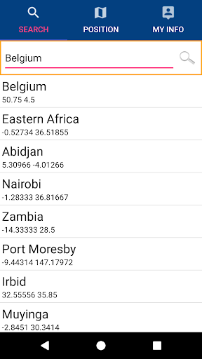 Belgium GPS Map Navigator Screen 3