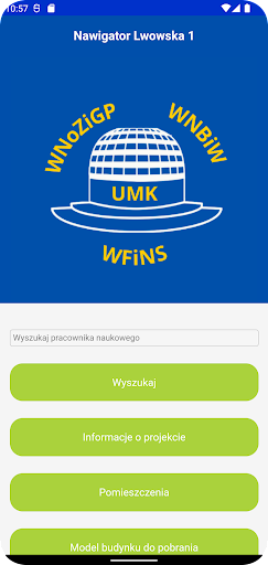 Android application Nawigator Lwowska 1 screenshort