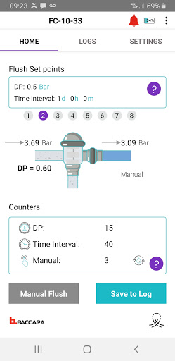 Octopus Baccara Controller Screen 2