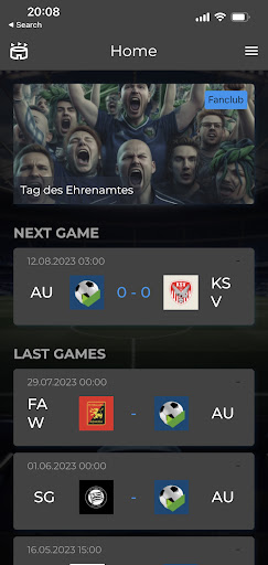 Android application Authentic United screenshort