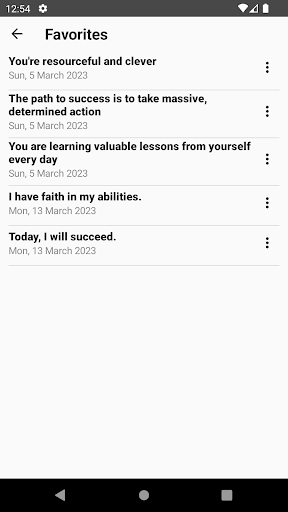 Affirmations Screen 3