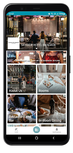 Android application Skyview Hotel screenshort