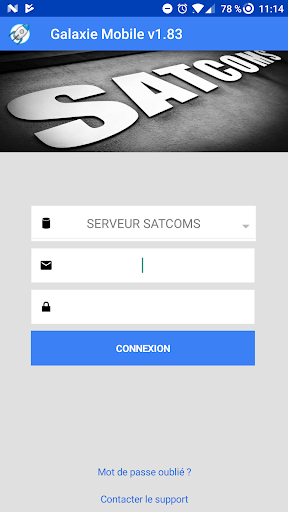 Android application Galaxie Mobile screenshort