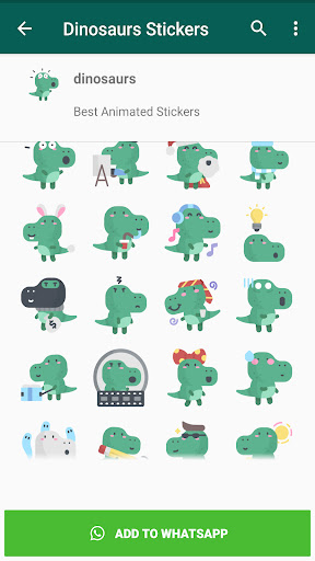 Dinosaur stickers