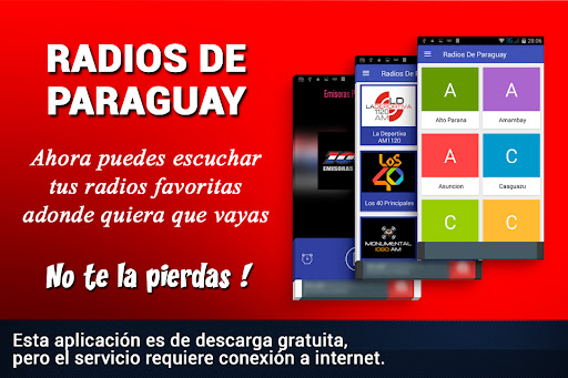 Android application Radios De Paraguay Online screenshort