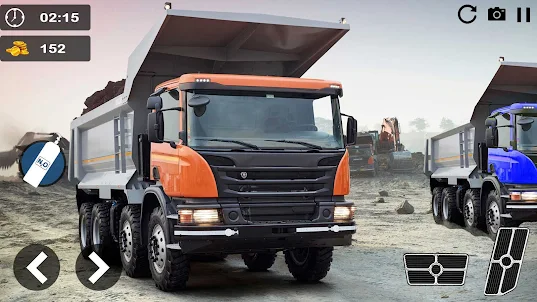 Cargo Truck driving off-road