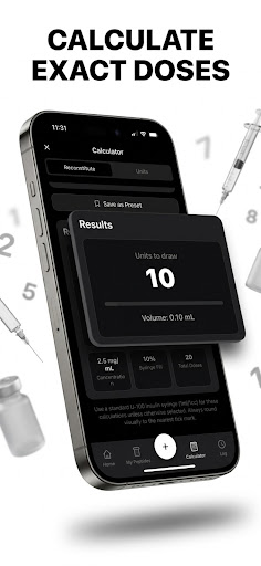Peptide Tracker & Calculator screenshot 3