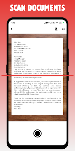 JPEG to PDF Converter & Scan Screen 2