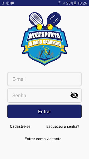 Android application MultSports Álvaro Carneiro screenshort