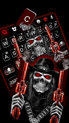 最新版 クールな Skull Fire Gun のテーマキーボード By Fancy Keyboard For Android Apps Google Play Japan Searchman App Data Information
