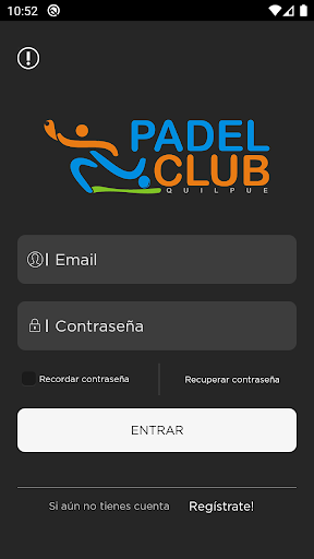 Android application Padel Club Quilpue screenshort